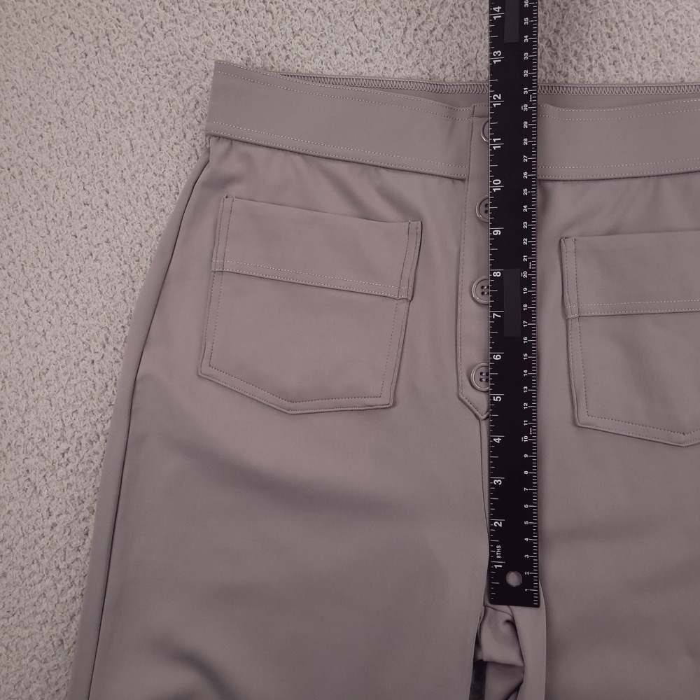 HALARA Pants Size MEDIUM TALL DayStretch Straight High Waisted Storm NEW - Picture 9 of 13
